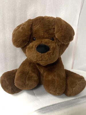 Spark Create Plush Brown Puppy Dog Labrador Lab 10'' Soft EUC