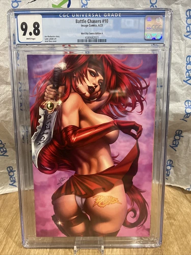 Battle Chasers #10 - Ariel Diaz  - Bird City CGC 9.8 Fire 🔥 Comic Graded