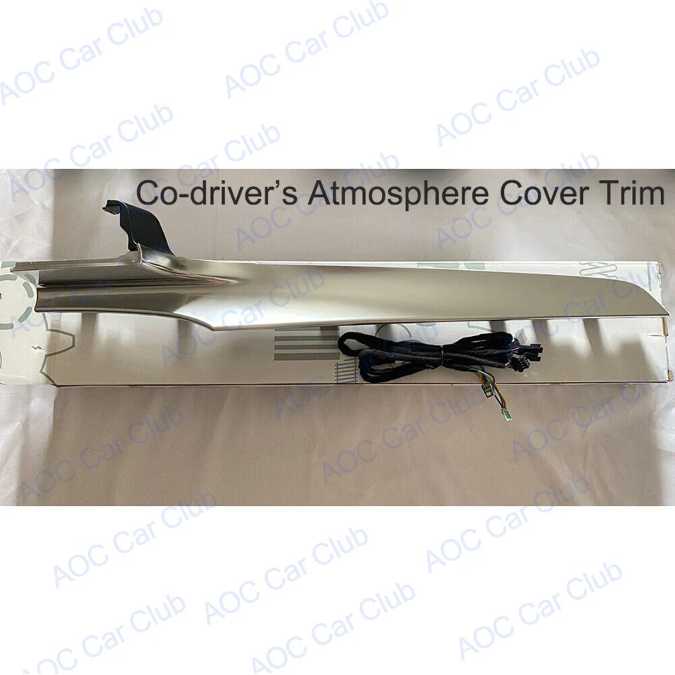 64 colors Co-pilot Dash Cover Ambient Light For Mercedes Benz C300 350 C43 W205 — 第 2/4 张图片