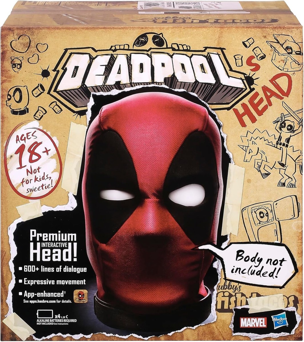デッドプール　ヘッド deadpool head Marvel Legend Interactive Deadpool Head Model for sale online | eBay