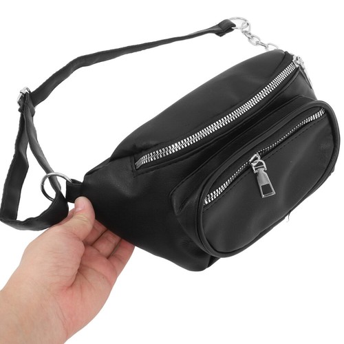 1PC Chic Waist Pack Fashion Crossbody Bag Chain Shoulder Bag Casual Waist Bag - Picture 8 of 12