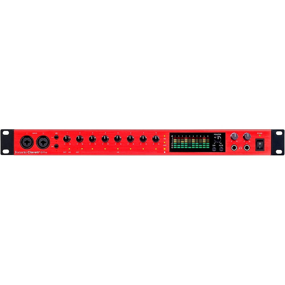 Аудиоинтерфейс USB Focusrite Clarett 8Pre 173290₽