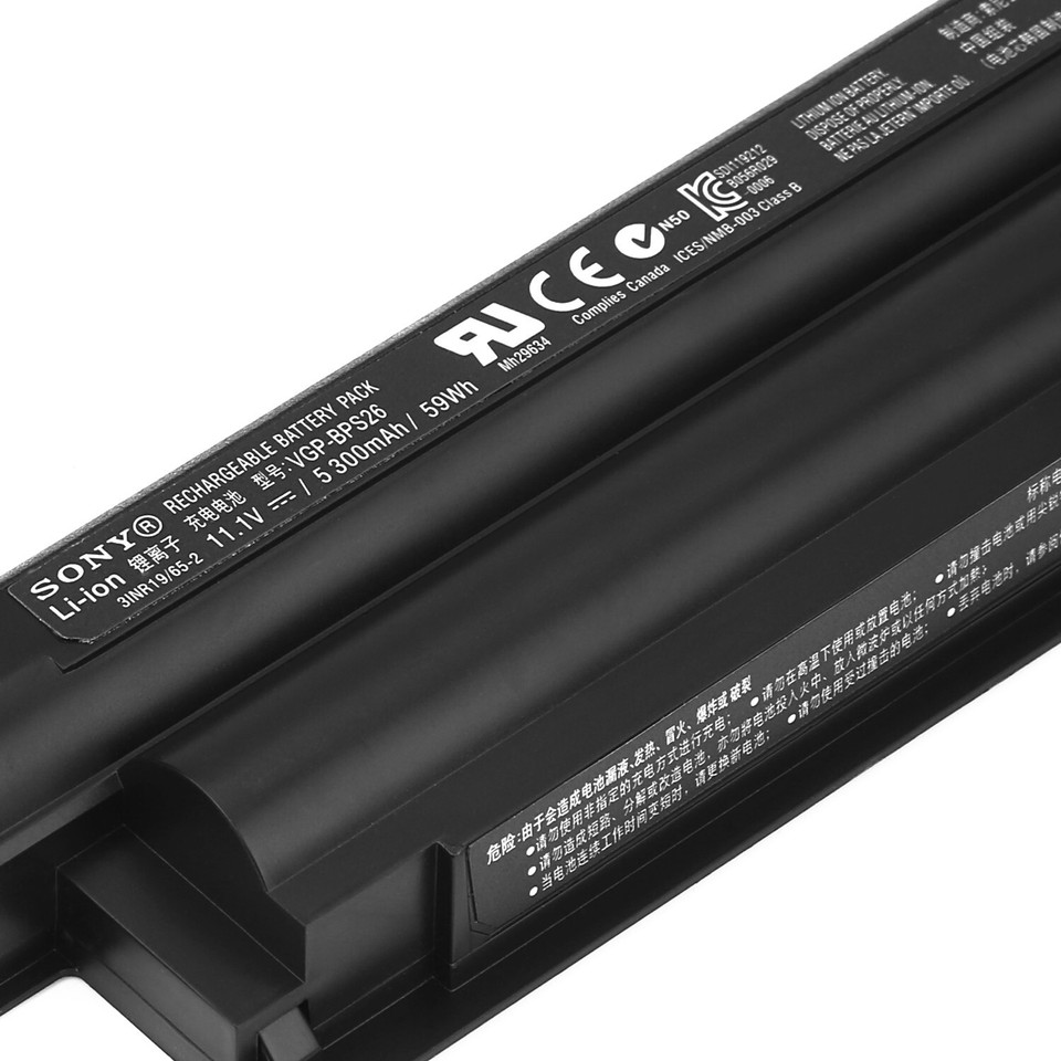 Batteria Per Laptop Sony Vaio 65Wh/6000mAh - Compatibile Con Modelli VGP-BPS26, SVE151J11M E Altri - Foto 3
