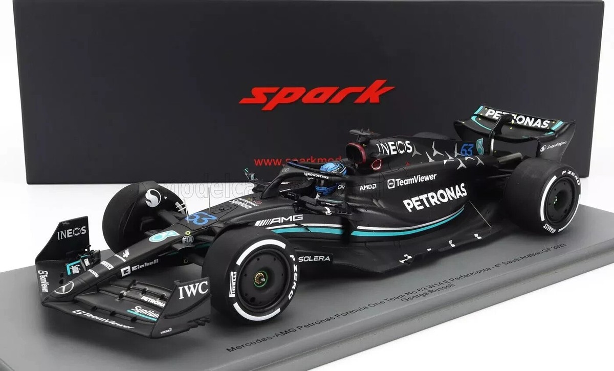 スパーク　1/43 メルセデス W14 G.ラッセル 2023 スペインGP3位 Spark 2023 MERCEDES GP F1 W14 PETRONAS SEASON RUSSEL #63 w
