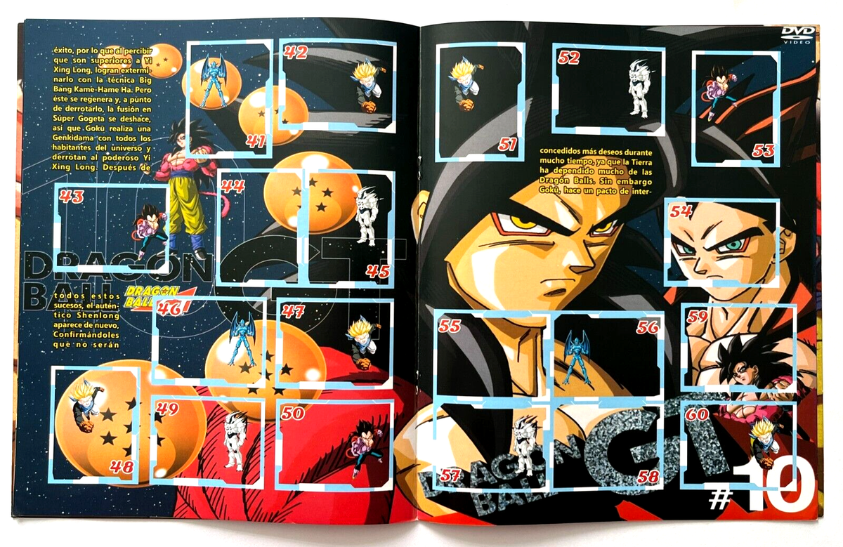 ALBUM DRAGON BALL GT 2 Sticker Full Set 100/100 PERU 2020 Son Goku