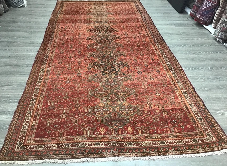 Over Hundreds year old 5'11" x 13' hand knotted Malayer Rug - Image 2 of 4
