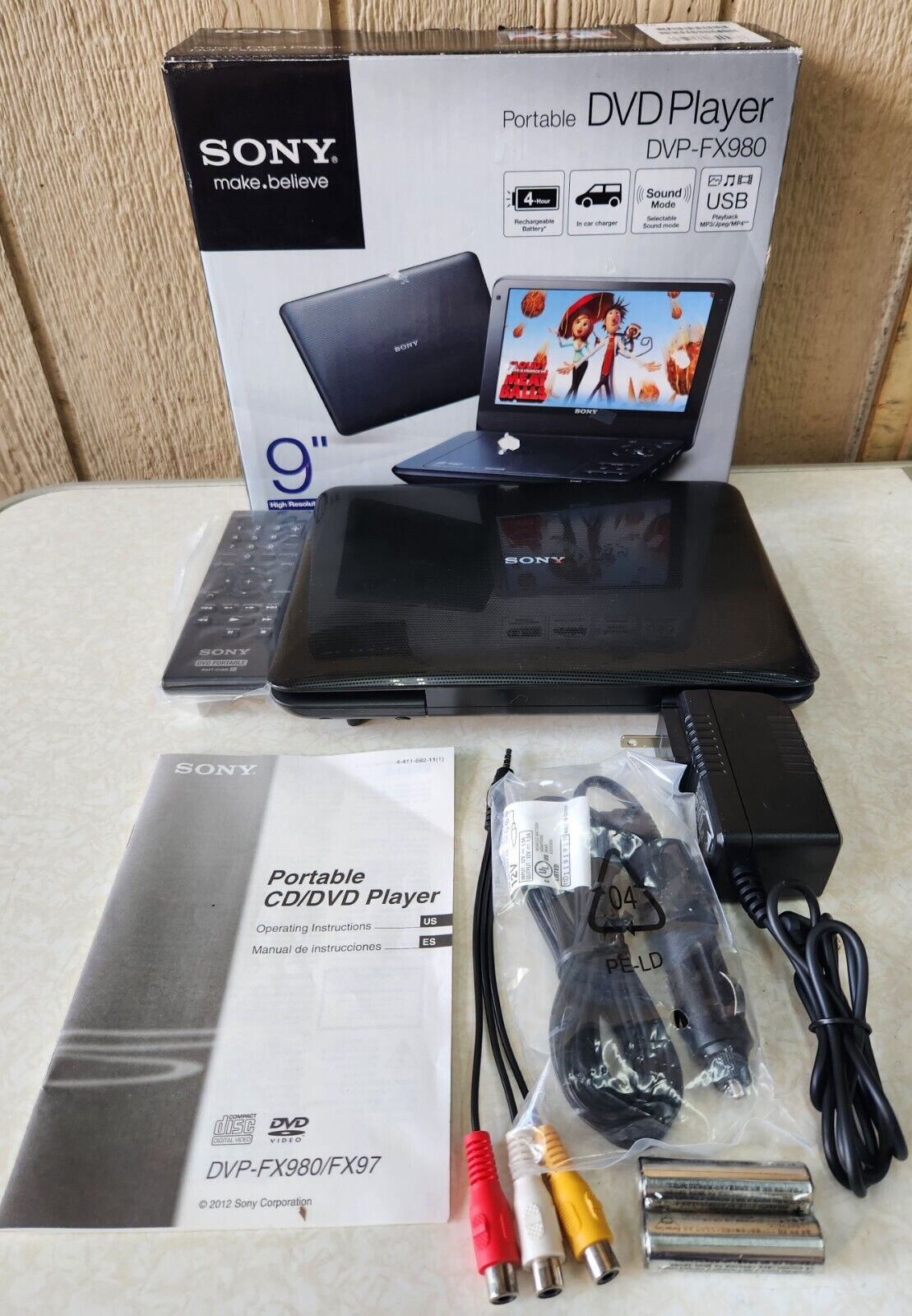 SONY ポータブルDVDプレイヤー DVP-FX980 ソニー