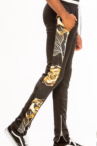 Men's Printed Track Pants Set Track Jacket Matching Set - Picture 49 of 63