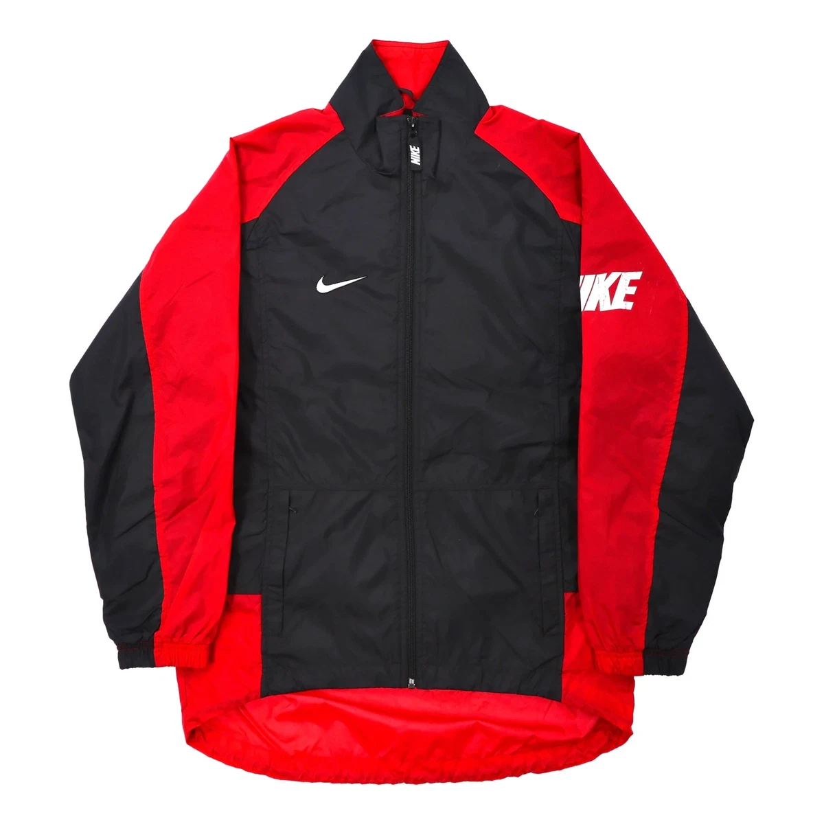 Nike red sales black windbreaker