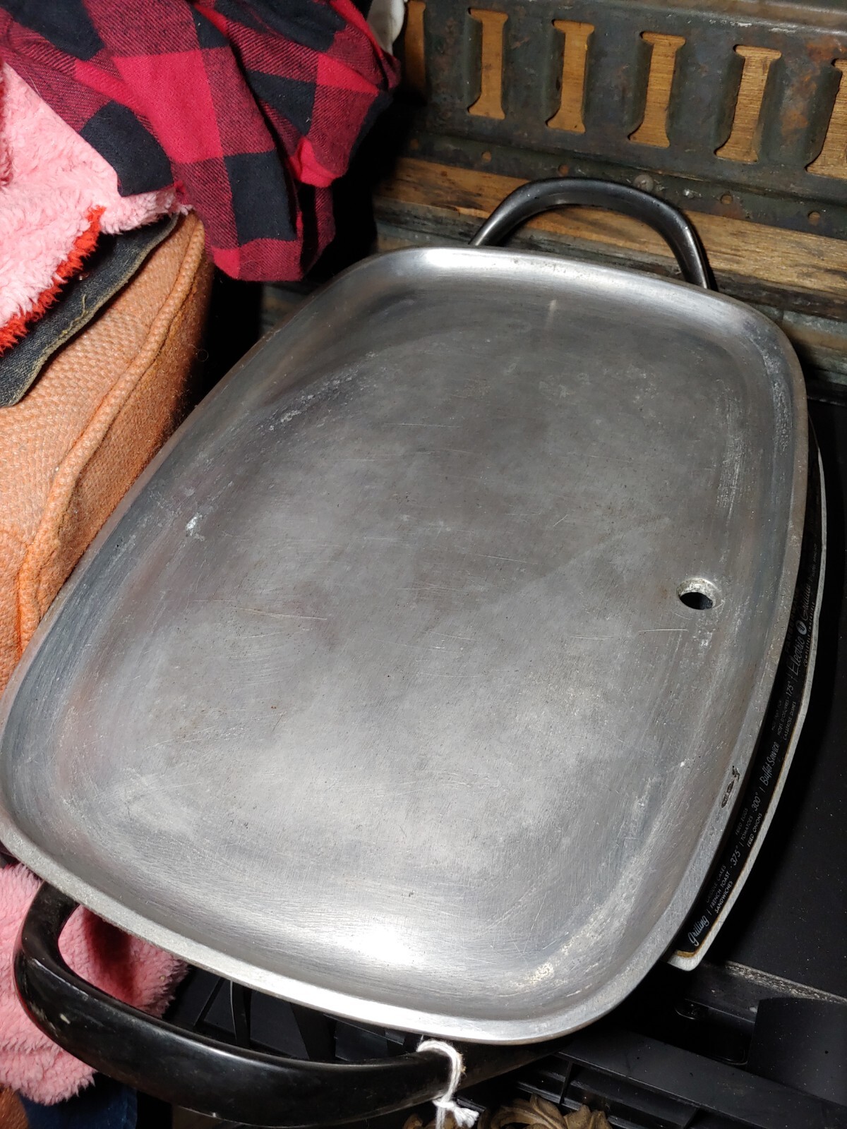 FARBERWARE ELECTRIC ALUMINUM GRIDDLE & WARMER DRIP TRAY CONTROLLER 12