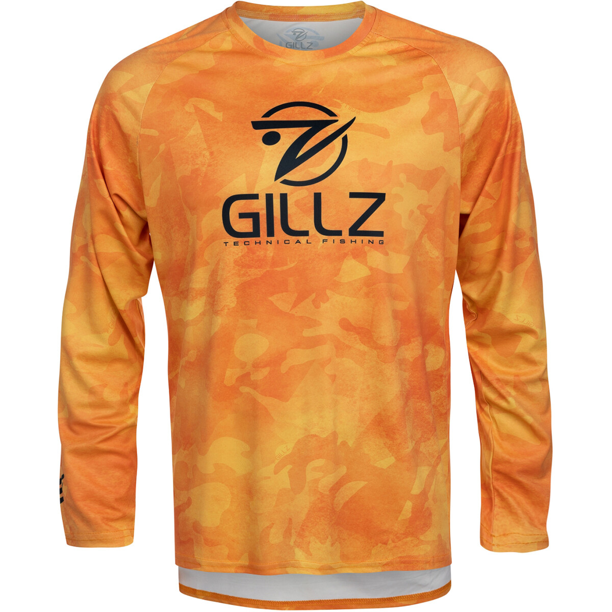 Gillz Contender Series Burnt UV Long Sleeve T-Shirt Sun Orange