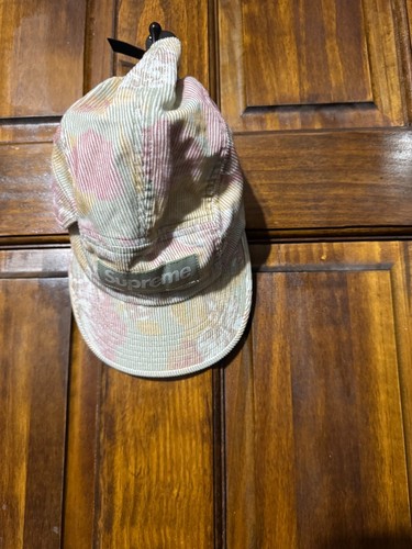 Supreme Corduroy Pocket Camp Cap SS24 Floral Authentic