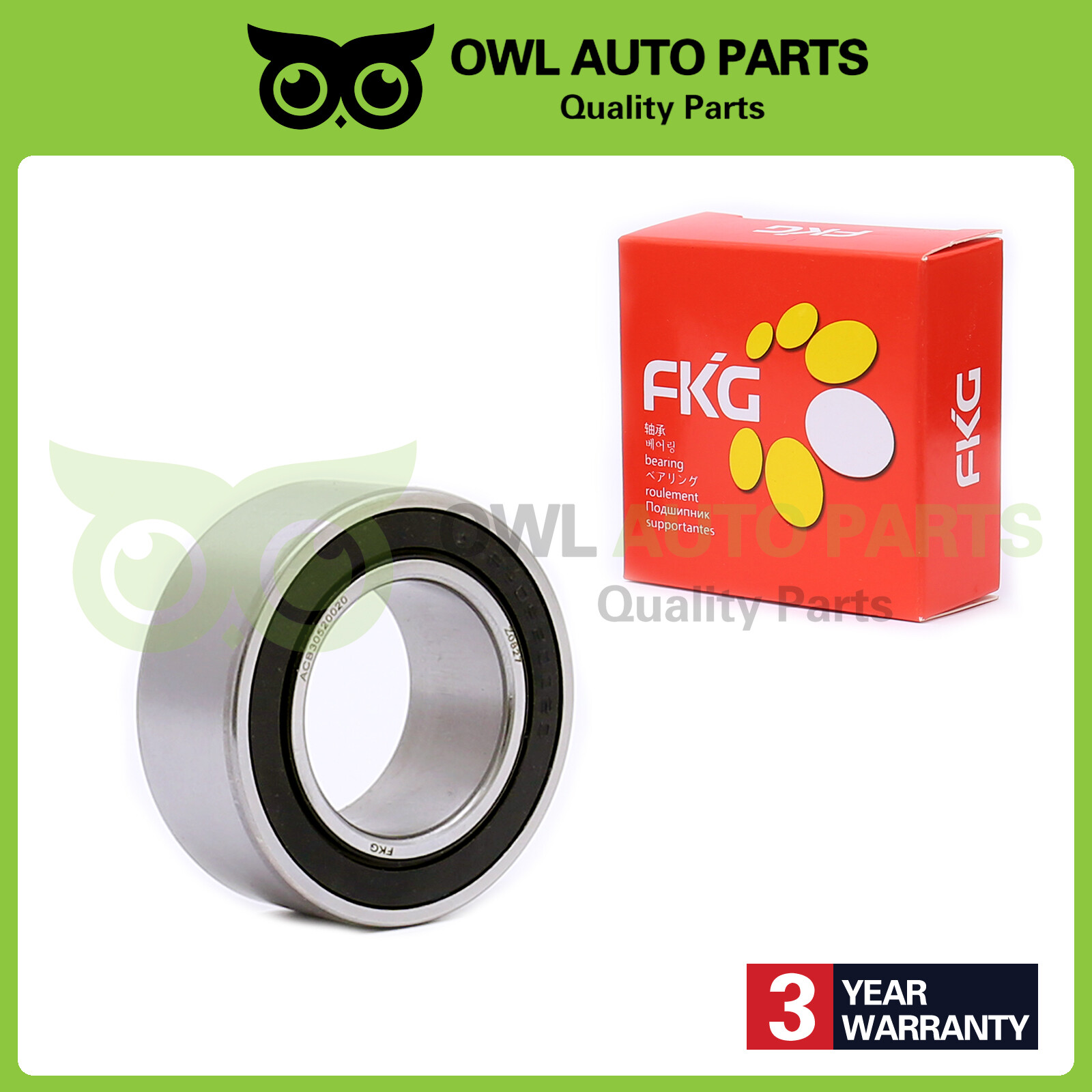A/C Compressor Clutch Bearing 30mm ID X 52mm OD X 20mm BG-631 - Foto 12