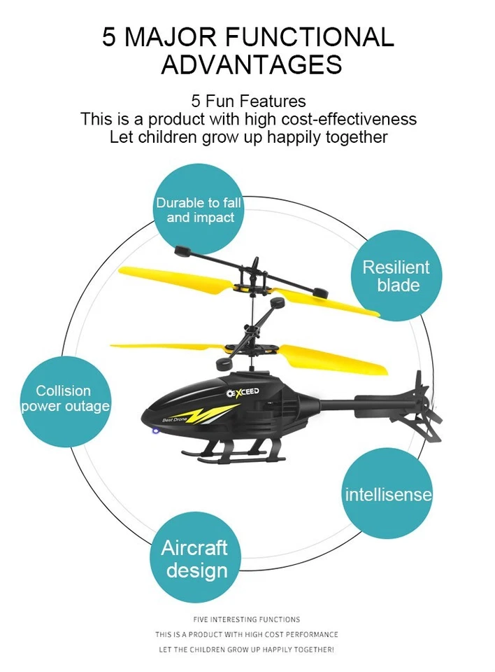 Avião de controle remoto, brinquedos infantis, avião de controle remoto, avião para crianças, - Imagem 2 de 4
