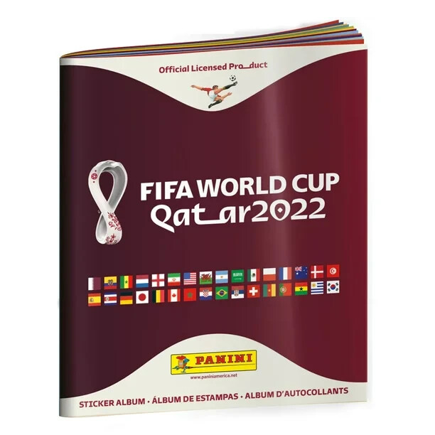 PANINI FIFA WORLD CUP 2022 QATAR ALBUM + BOX 50 PACKSTOTAL 250