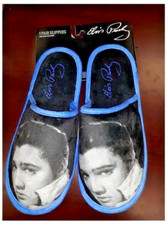 Elvis Presley Slippers One Size Fits Most - Gift Memphis - New in Package 