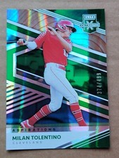 Milan Tolentino 2020 Panini Elite Extra Edition Aspirations Baseball Card /499