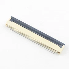 10Pcs FPC FFC 1mm 1.0mm Pitch 24 Pin Flip Flat Cable Connector Bottom Contact