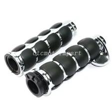 Motorcycle Chrome 1" Handlebar Hand Grips for Honda Valkyrie 1500 GL1500C