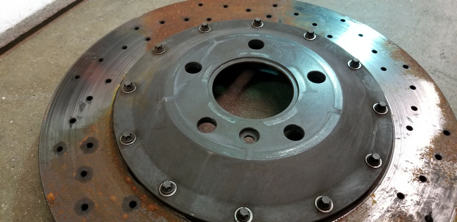 MCLAREN MP4-12C REAR BRAKE DISC ROTOR OEM PA2494-2429 LEFT OR RIGHT 
