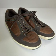 FootJoy Contour Casual 54275 Size 9.5 Brown Leather Lace Up Spikeless Golf Shoes