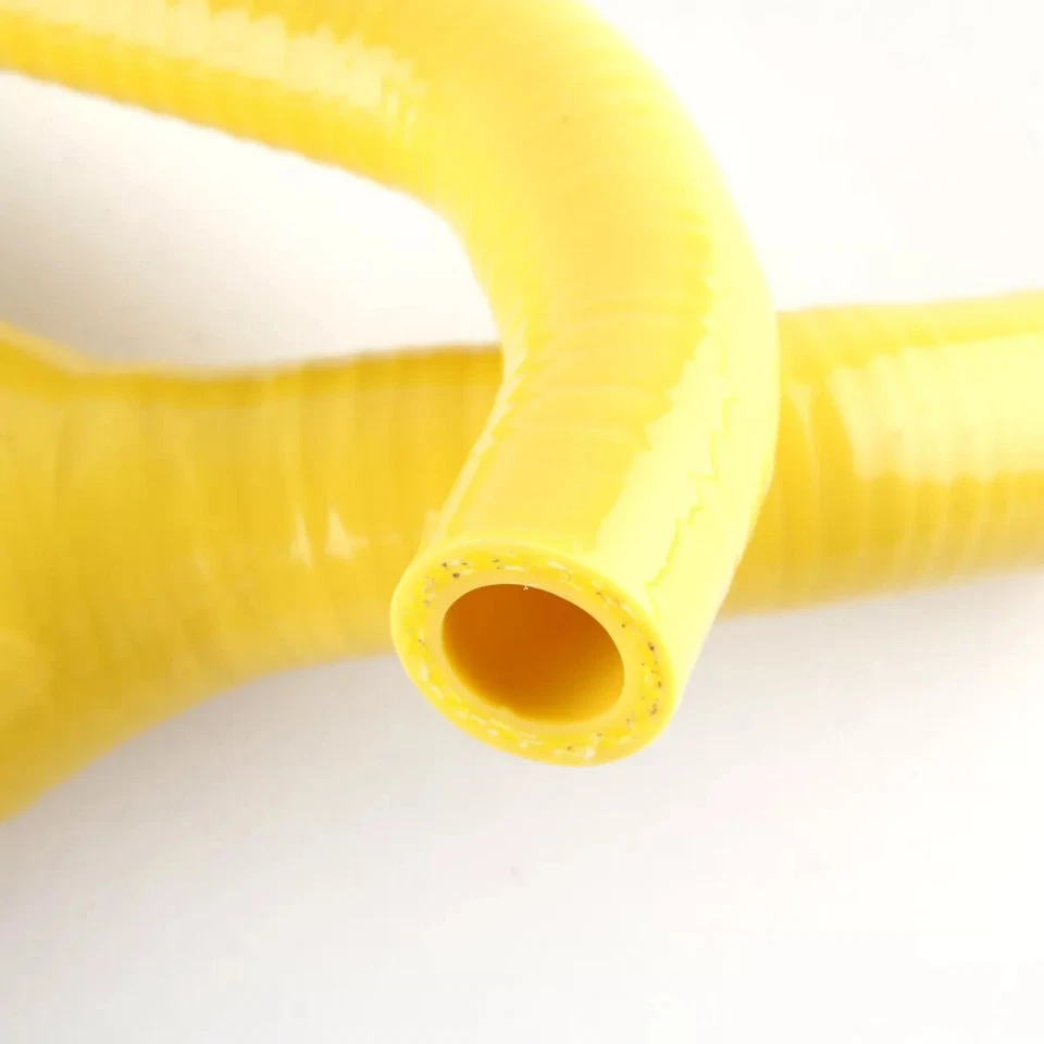 Kit de mangueras de radiador de silicona amarillo ZAP para Suzuki RMZ250 RMZ 250 2013-2018 tubos Foto 3 de 4