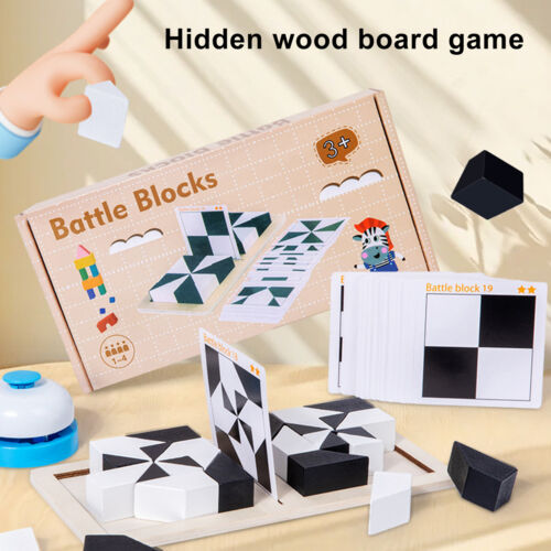 Educational Building Block Puzzle Stem Toy Wooden Game for Toddlers - Picture 3 of 9