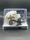 Drew Brees Autographed Beckett Authenticated Mini Helmet