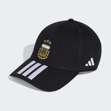 ARGENTINA Cap Trucker Mundial 2026 ADIDAS  Gorra Negra 3 tiras 3 estrellas AFA