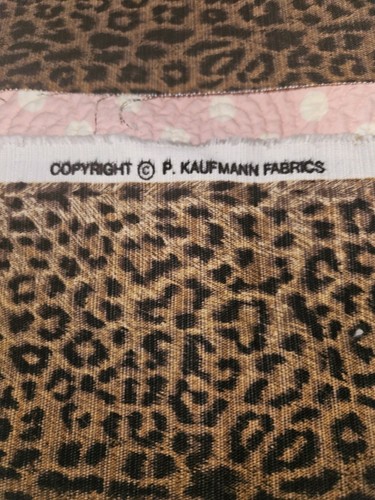 P KAUFMANN Lot Of 2 Leopard Animal Print MULTIUSE FABRIC Remnant Pieces Read - Picture 6 of 7