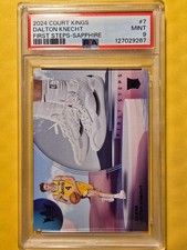 2024-25 Panini Court Kings - First Steps Dalton Knecht #7 Sapphire /25 (RC)