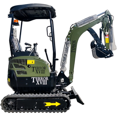 #ad 2026 4000 lb Typhon Terror XVIII Mini Excavator Rubber Track with Kubota Diesel $6989.59