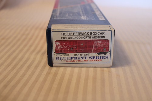 Branchline escala HO, coche de caja de 50', Chicago North Western, marrón #612786 - 2127 | Zustand: New