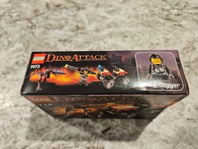 Lego #7473 Dino Attack: Steel Sprinter vs Mutant Lizard NIB Sealed Digger