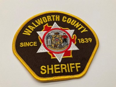 Walworth County Sheriff State Wisconsin WI Colorful