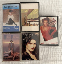 5 Cassette Tape Lot Rock and Pop 70s 80s 90s
