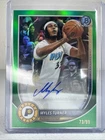 2025-26 Bowman Basketball Chrome Green Ref /99 Auto BCA-MT Myles Turner Indiana