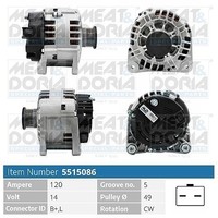 Meat & Doria Generator U.A. FüR Dacia, Nissan, Opel, Renault, Volvo