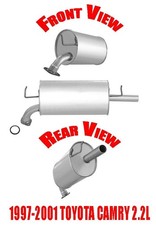 Fits 1997-2001 TOYOTA CAMRY 2.2L Rear Exhaust Muffler