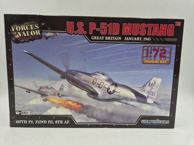 Forces Of Valor U.S. P-51D Mustang 1:72 Model Kit 873010A Sealed Bags