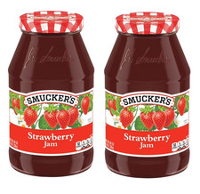  2 pack Smucker's Strawberry Jam, 48 oz