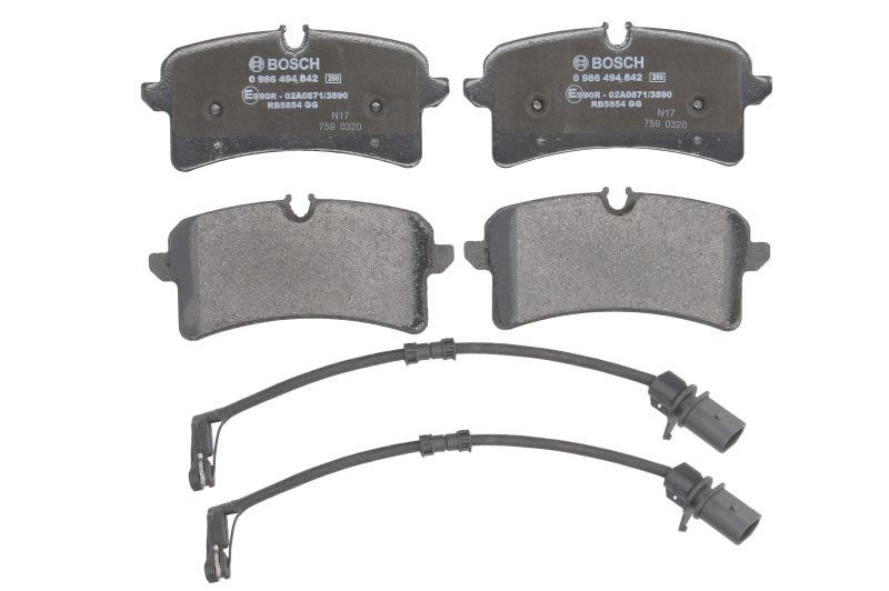 Kit plaquettes de frein avant Macan 95B garniture freinage disque Bosch 2.0