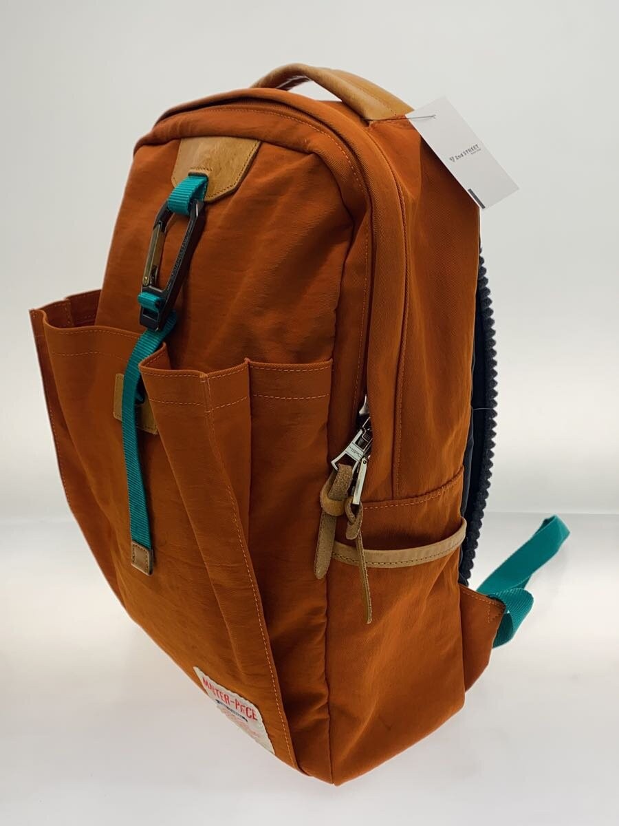 MASTERPIECE Backpack Nylon Orange Plain 02340-00 … - image 1