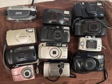 Vtg Lot 12 Assorted Cameras Minolta, Canon, Kodak, DxG Etc. PARTS-REPAIR READ