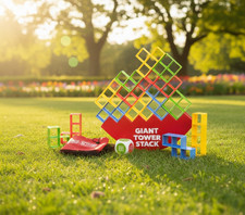   Giant Tower Stack   Fun for All Ages   SAMEDAYSHIPP  