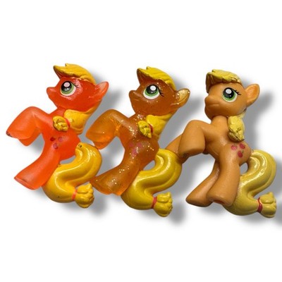 My Little Pony Mini Figures Lot of 3 Apple Jacks