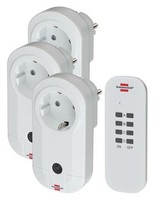 Brennenstuhl Comfort-Line Funkschalt-Set Rc CE1 3001 Funksteckdose Innenbereich