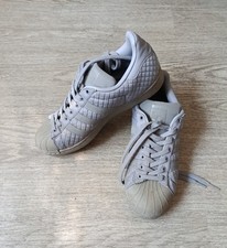 adidas Superstar Men's Grey Low Top Lace Up Trainers UK 7 US 7.5 EU 40 2/3
