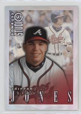 1998 Donruss Studio Studio Proofs /1000 Chipper Jones #159 HOF 7xr