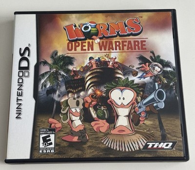 Worms Open Warfare Nintendo DS - Complete in Box CIB - Tested & Works